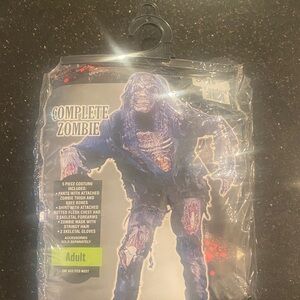 Complete Adult O/S Zombie Costume Halloween